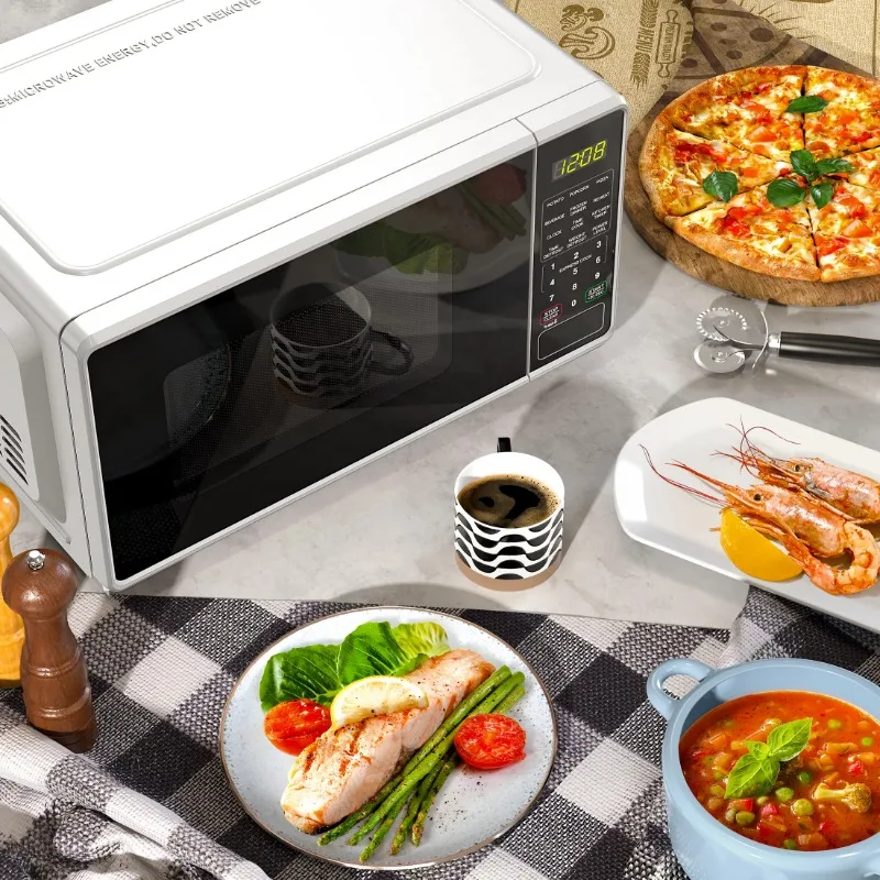 Mainstays 0.7 cu. ft. Countertop Microwave Oven 700 Watts,  top